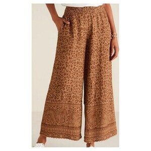 Soft Surroundings Haya Crop‎ Size Small Mocha Leopard